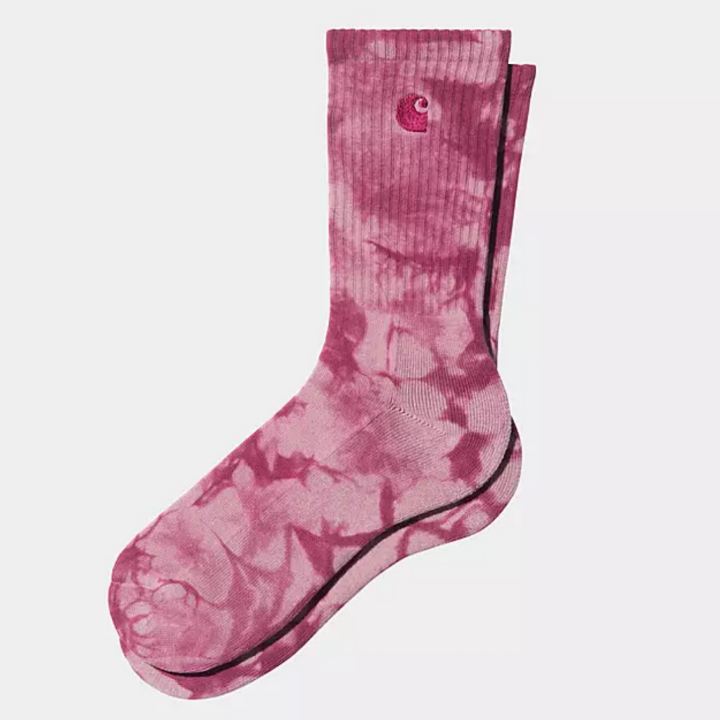 Carhartt WIP - Vista Socks - Elastane Glassy Pink /Punch - Decimal.