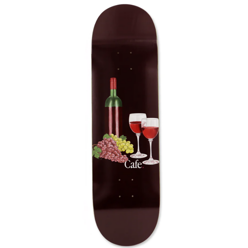 Skateboard Cafe - Vino Deck - C2 Shape - Burgundy - 8.38” - Decimal.