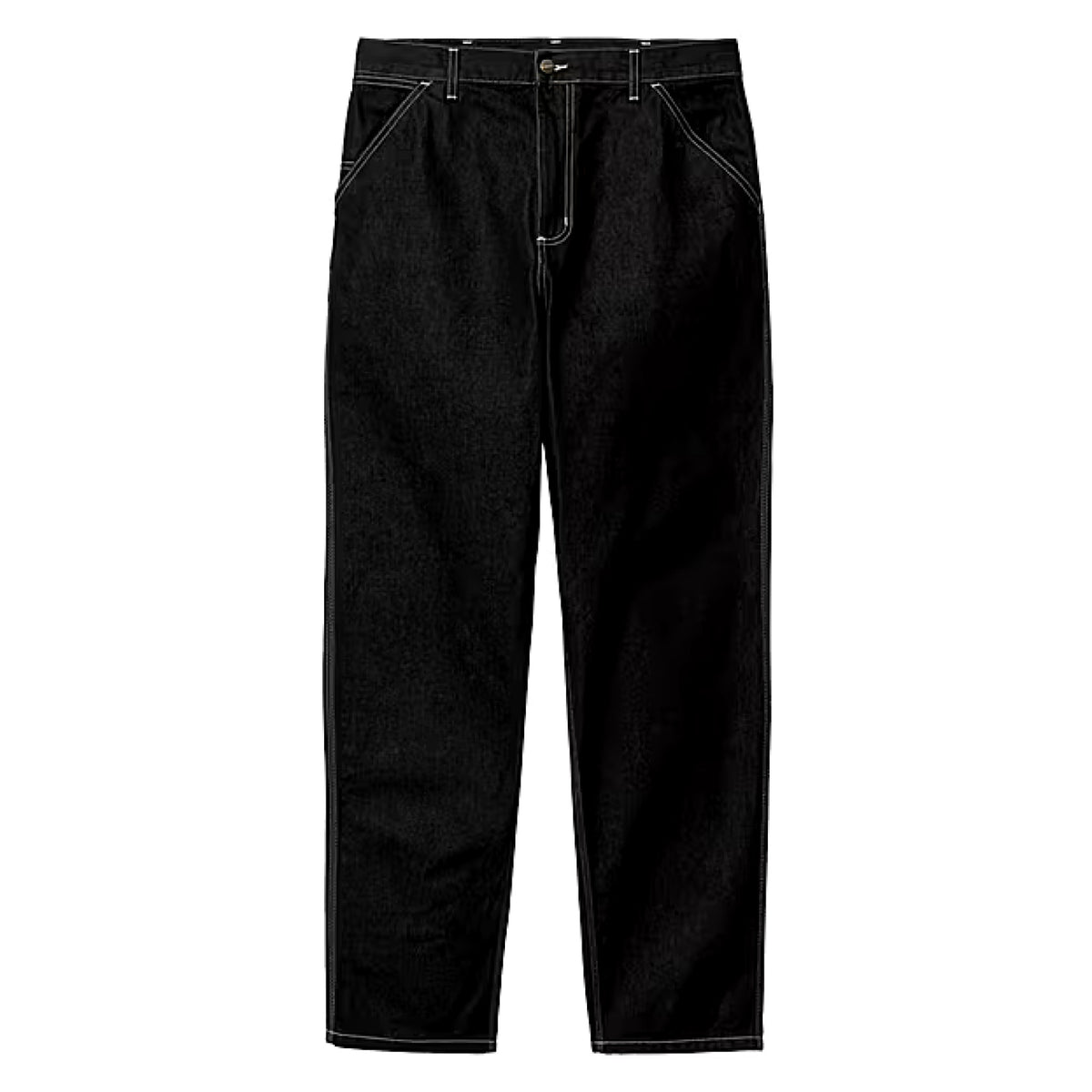 Carhartt WIP one wash ブラック ストレートデニム Carhartt WIP - Simple Pant - Black - (One wash) | Decimal.