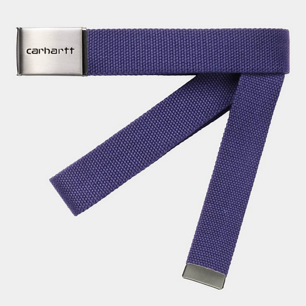 Carhartt WIP - Clip Belt Chrome - Razzmic - Decimal.