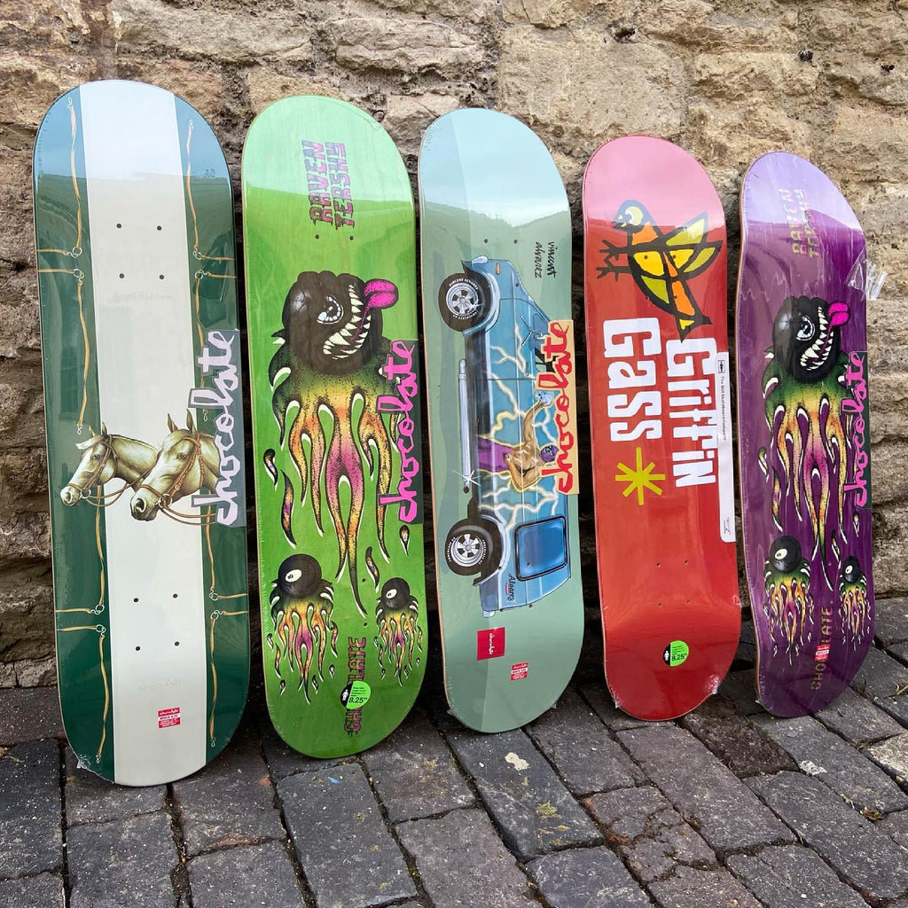 New @girlskateboards and @chocolateskateboards bits...