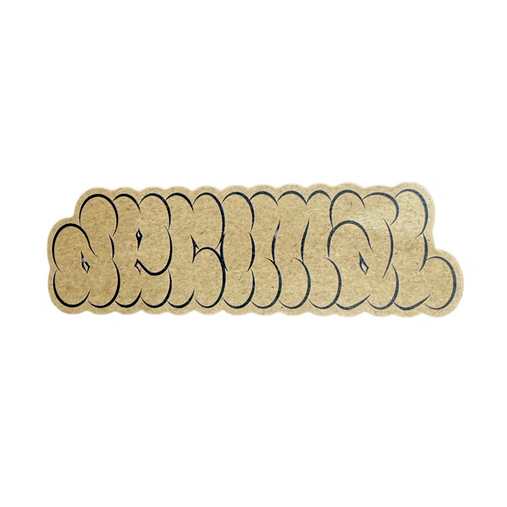 Decimal - ‘Dub’ Sticker - Brown - Decimal.