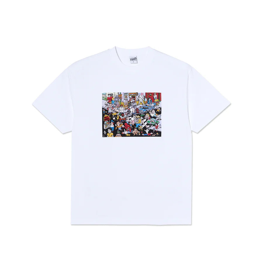 Polar Skate Co. - Street Corner T-Shirt - White - Decimal.