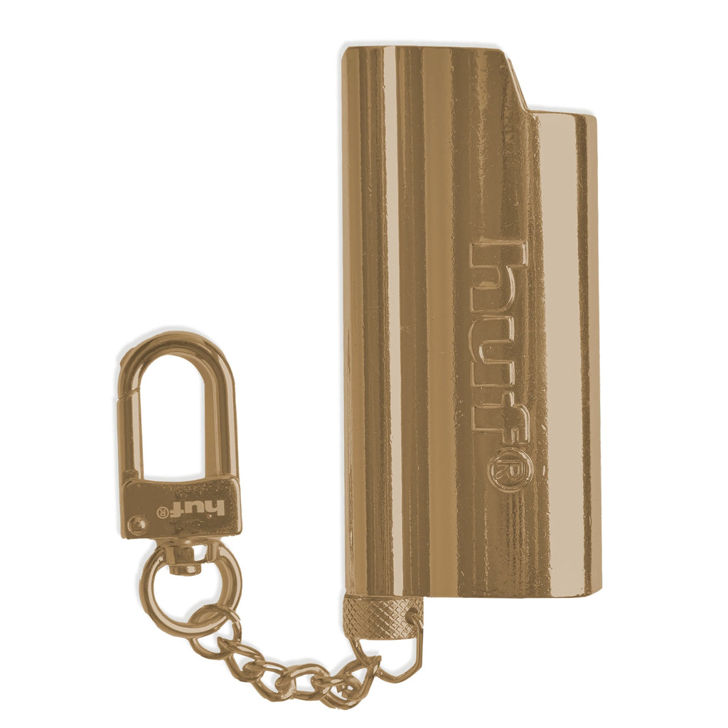 Huf - Burner Lighter Sleeve Keychain - Gold