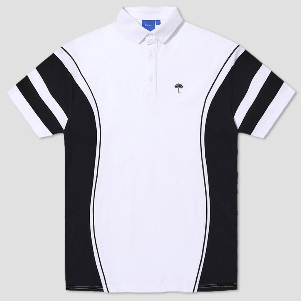 Hélas Caps - Match Point Polo - White / Black - Decimal.