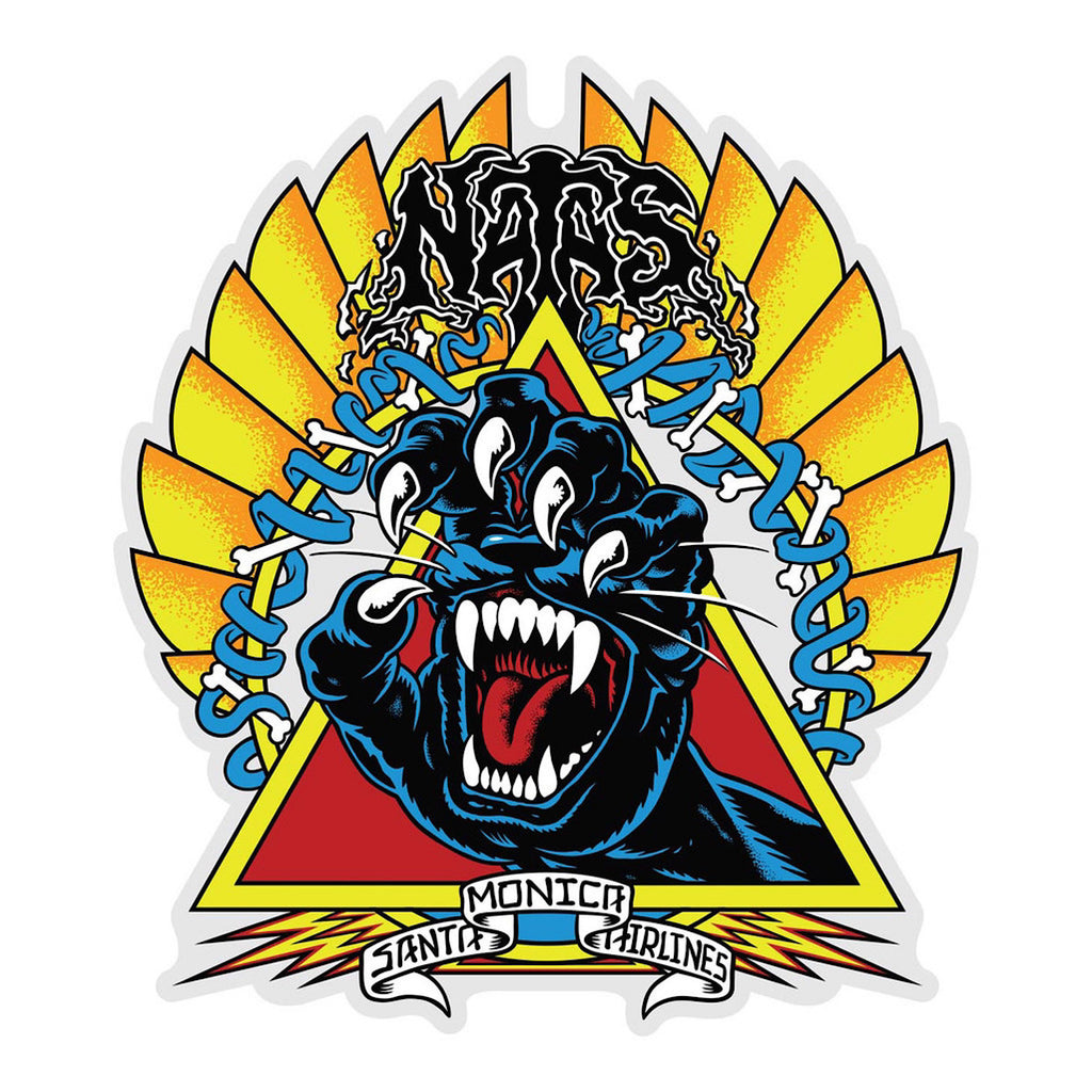 Santa Cruz - Natas Screaming Panther Sticker - Various Sizes - Decimal.