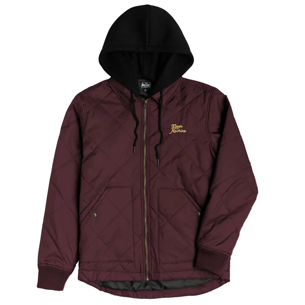 Loser Machine - Cannon II Jacket - Burgundy - Decimal.