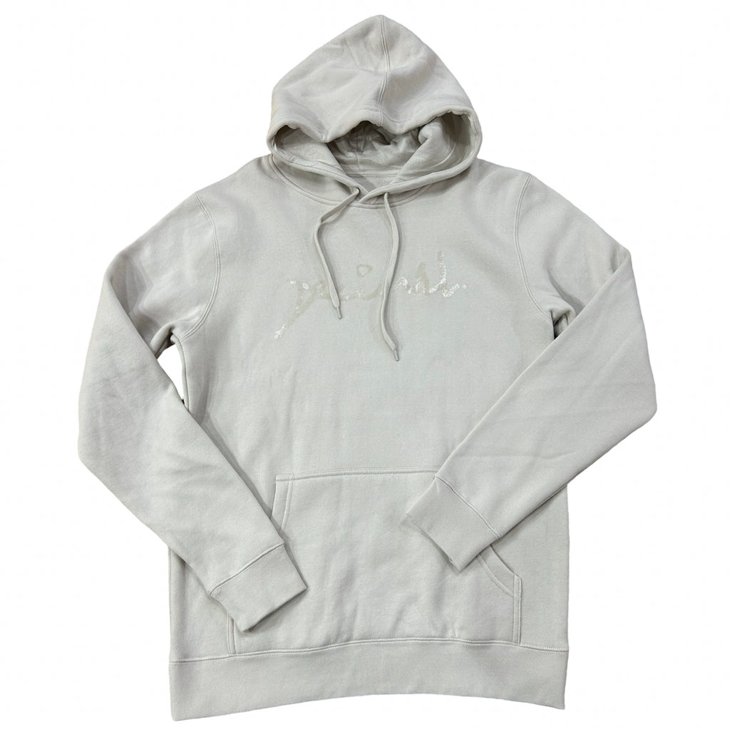 Decimal - Scrawl Hoodie - Bone / Clear - Decimal.