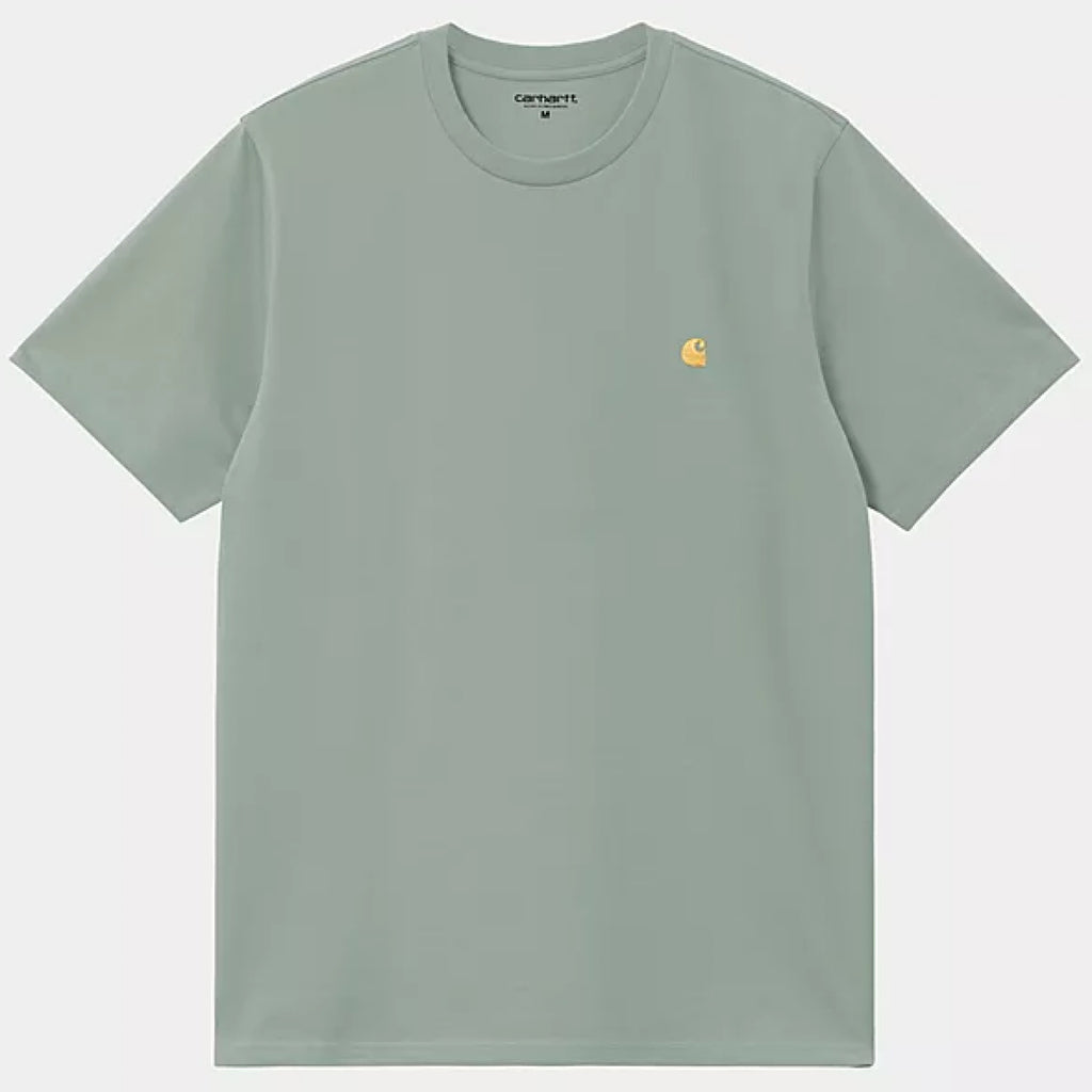 Carhartt WIP - Chase T-Shirt - Frosted Green / Gold - Decimal.