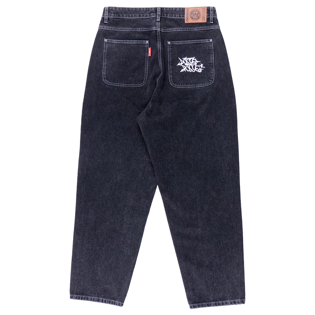 Dosse Posse - Oval Tag Skate Pant - Stone Wash Black