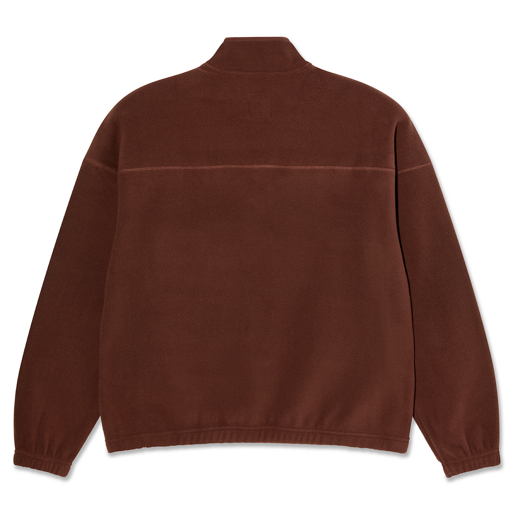 Polar Skate Co. - Ivan Half Zip Sweater - Wine - Decimal.