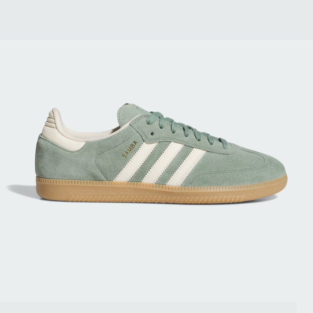 Adidas - Samba ADV - Silver Green / Wonder White / Gold Metallic - Decimal.