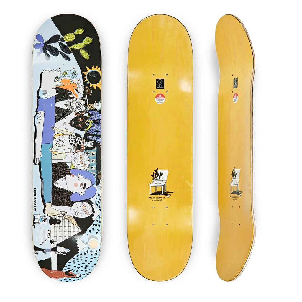 Polar Skate Co - Nick Boserio Group Healing Deck - 8.0” | Decimal.