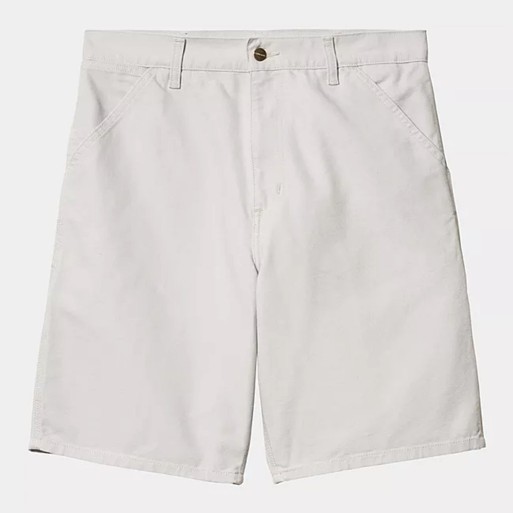 Carhartt WIP - Single Knee Short - Fleur de Sel (Garment Dyed) - Decimal.