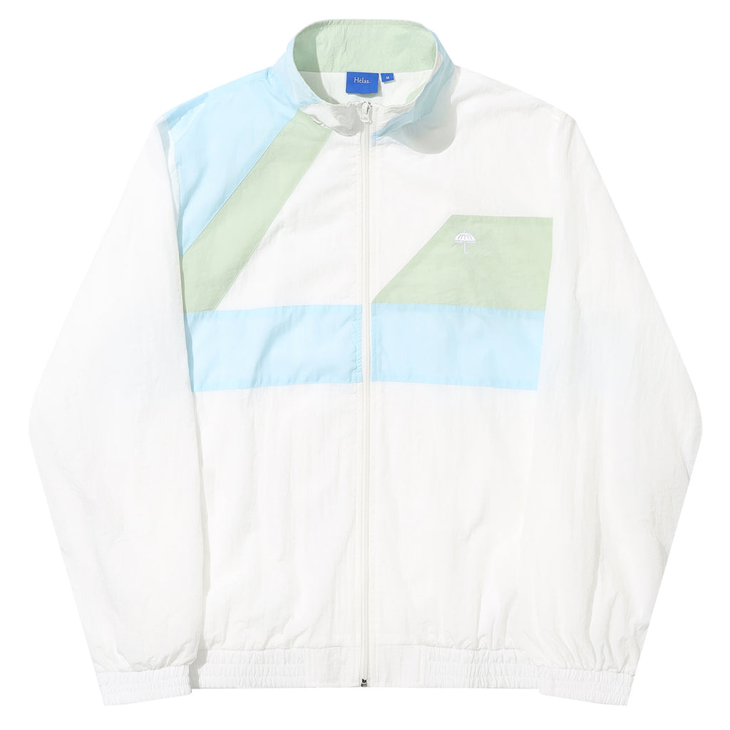 Hélas Caps - Locking Tracksuit Jacket - White - Decimal.