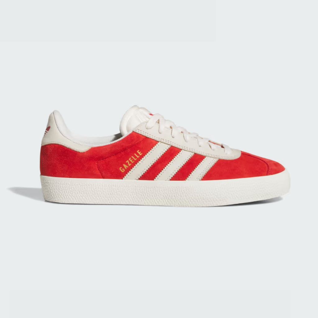 Adidas - Gazelle ADV - Better Scarlet / Chalk White / Gold Metallic - Decimal.