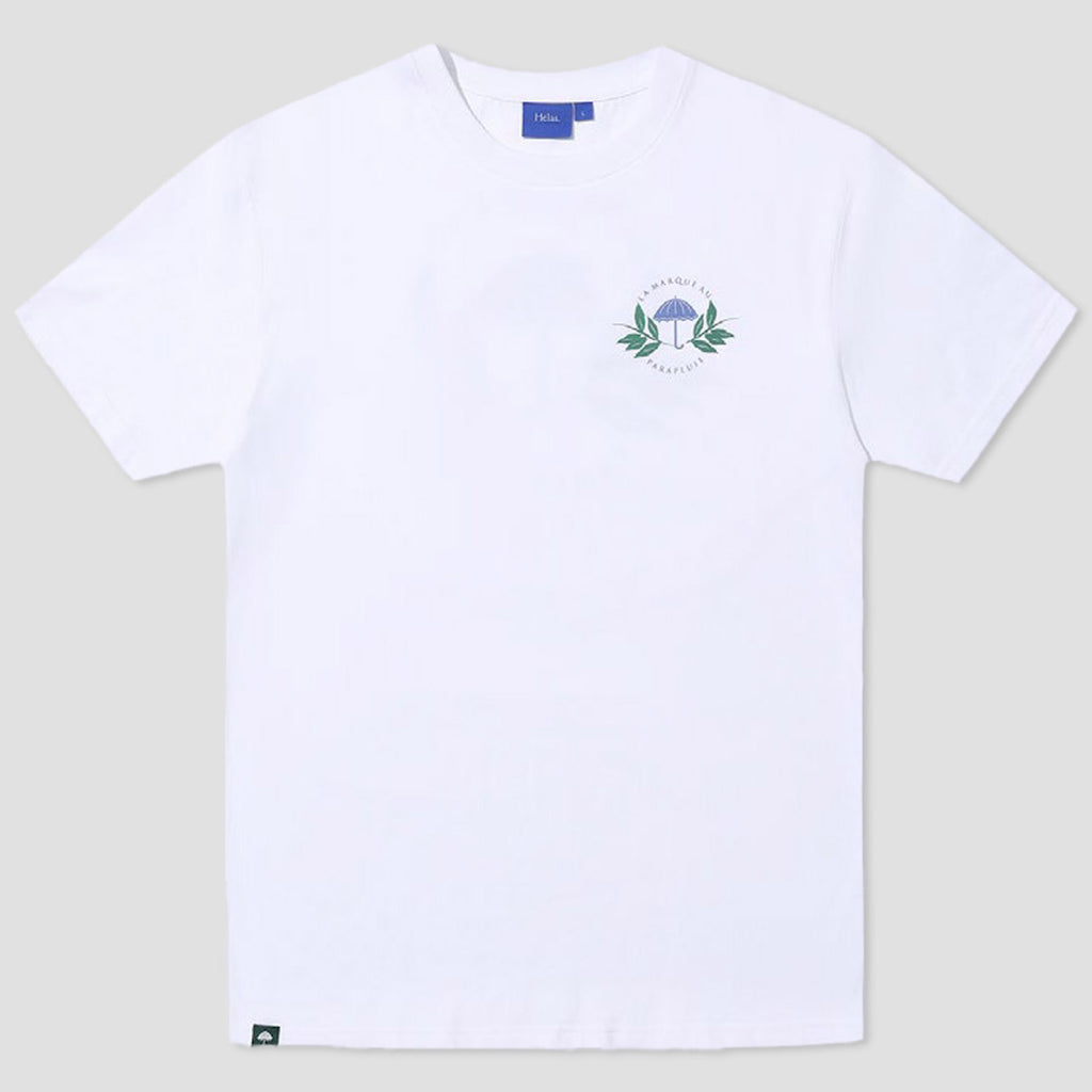 Hélas Caps - La Marque Tee - White - Decimal.