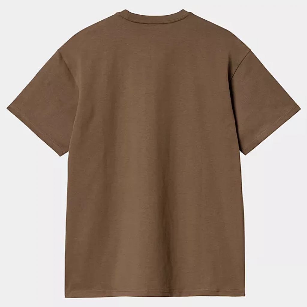 Carhartt WIP - Chase T-Shirt - Chocolate / Gold - Decimal.