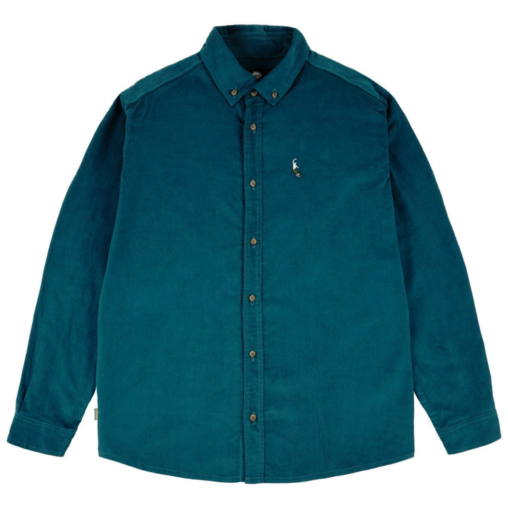 Magenta - PWS Cord Shirt - Petrol Blue - Decimal.