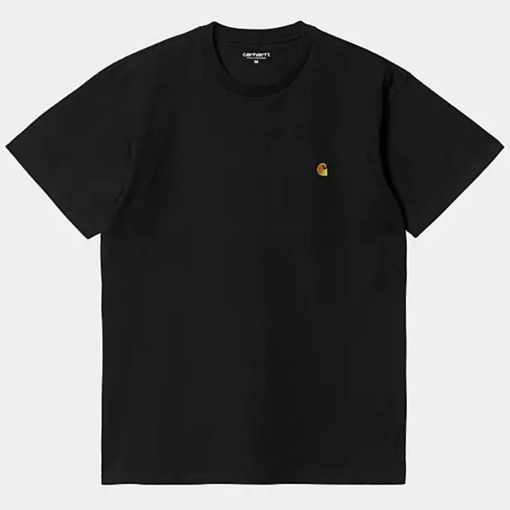 Carhartt WIP - Chase T-Shirt - Black / Gold - Decimal.