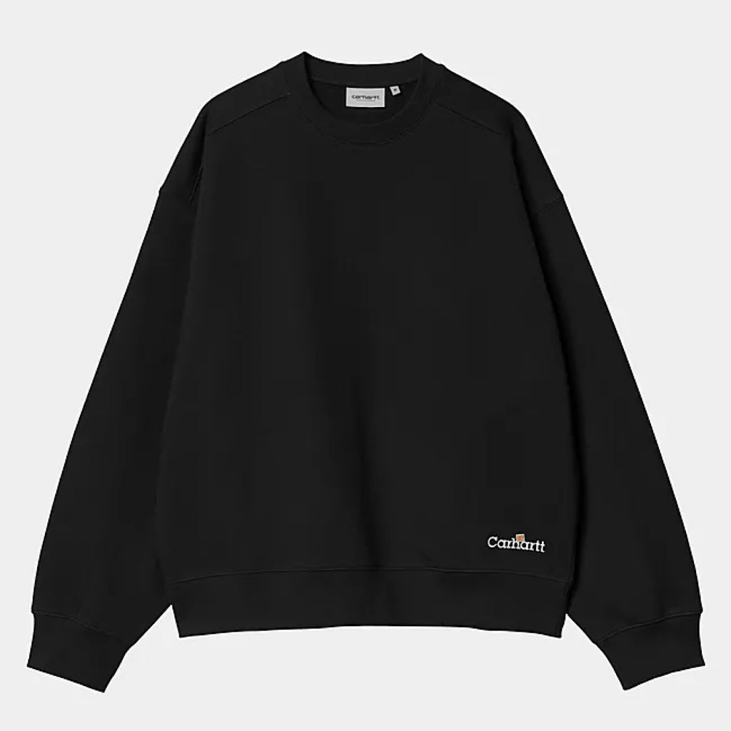 Carhartt WIP - Label Script Sweat - Black - Decimal.