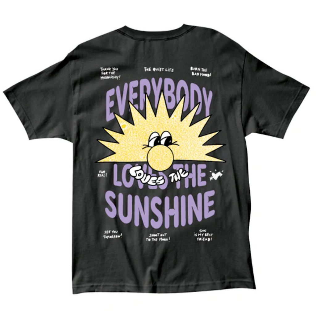 The Quiet Life - Everybody Love Sun T-Shirt - Black - Decimal.