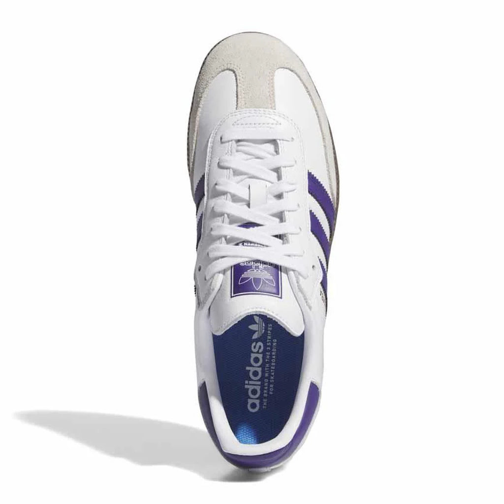 Adidas - Samba ADV - White / Purple / Gold - Decimal.