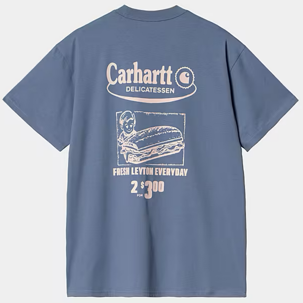 Carhartt WIP - Catalogue T-Shirt - Blue Iris / Air Pink