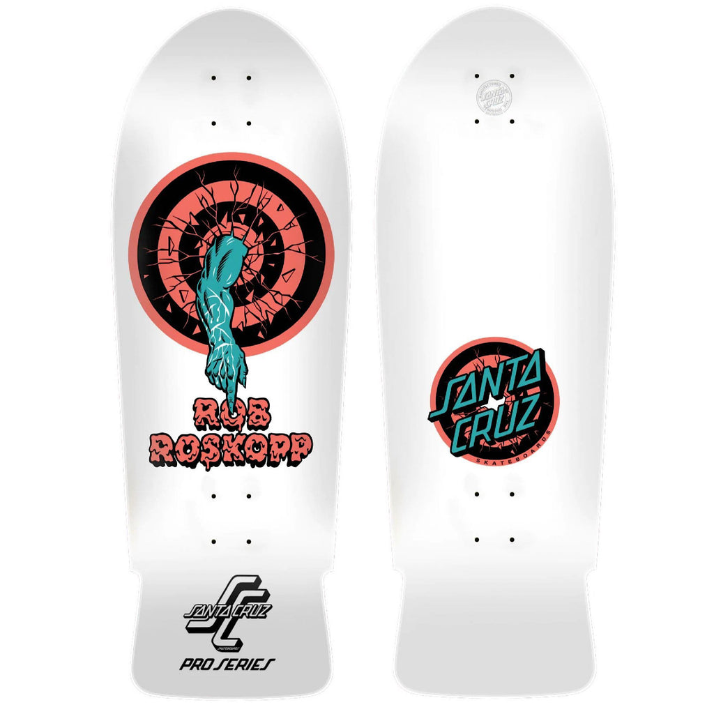 Santa Cruz - Roskopp One Reissue Skateboard - 10.35" x 30.06” - Decimal.