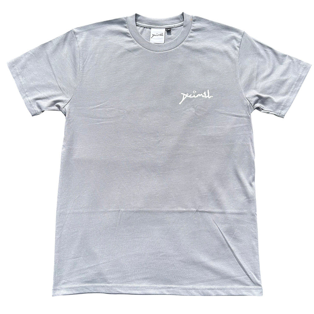 Decimal - 'Church' T-shirt - Gravel/White - Decimal.