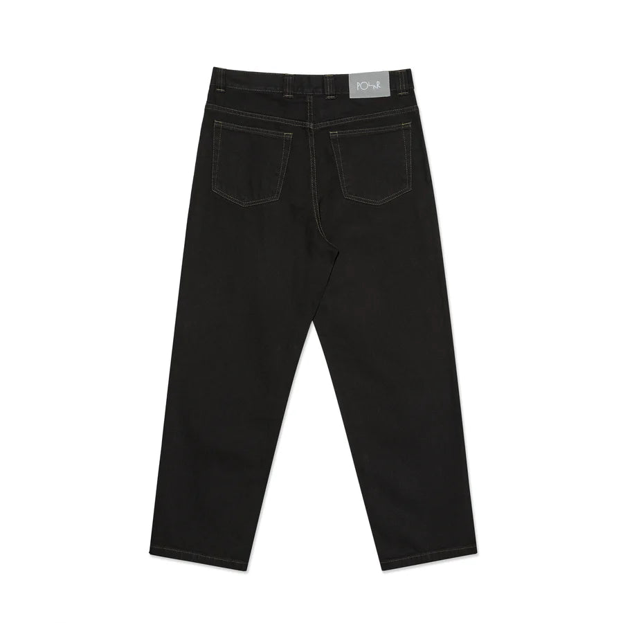 Polar Skate Co. - 93 Pants - Black / Dark Olive - Decimal.
