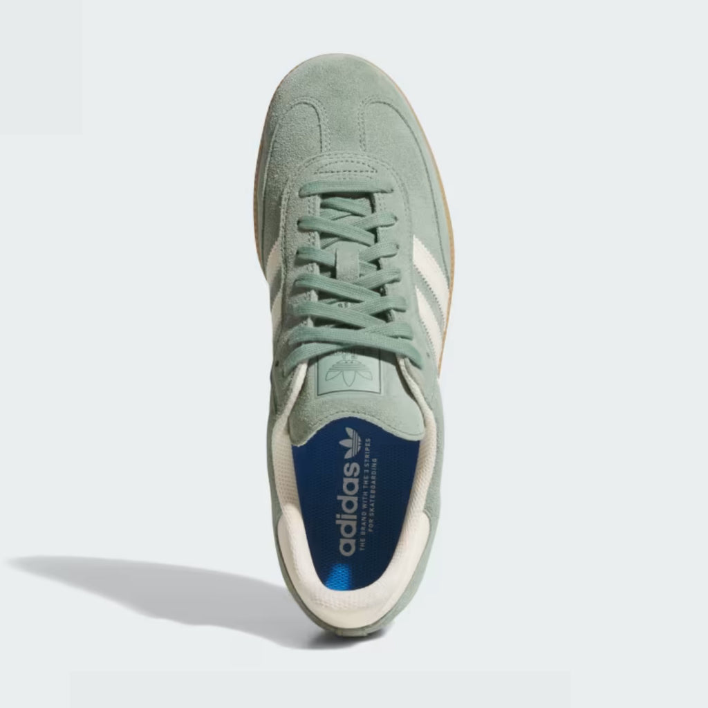 Adidas - Samba ADV - Silver Green / Wonder White / Gold Metallic - Decimal.