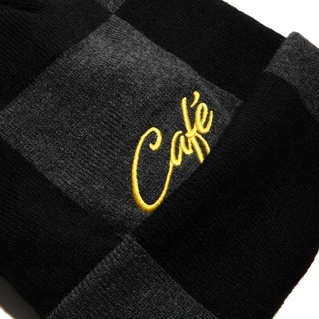 Skateboard Cafe - Check Fold Beaine - Charcoal / Black / Gold - Decimal.