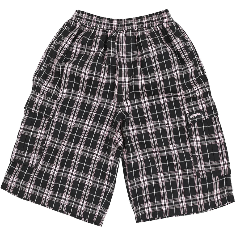 Yardsale - Shoreline Plaid Shorts - Black