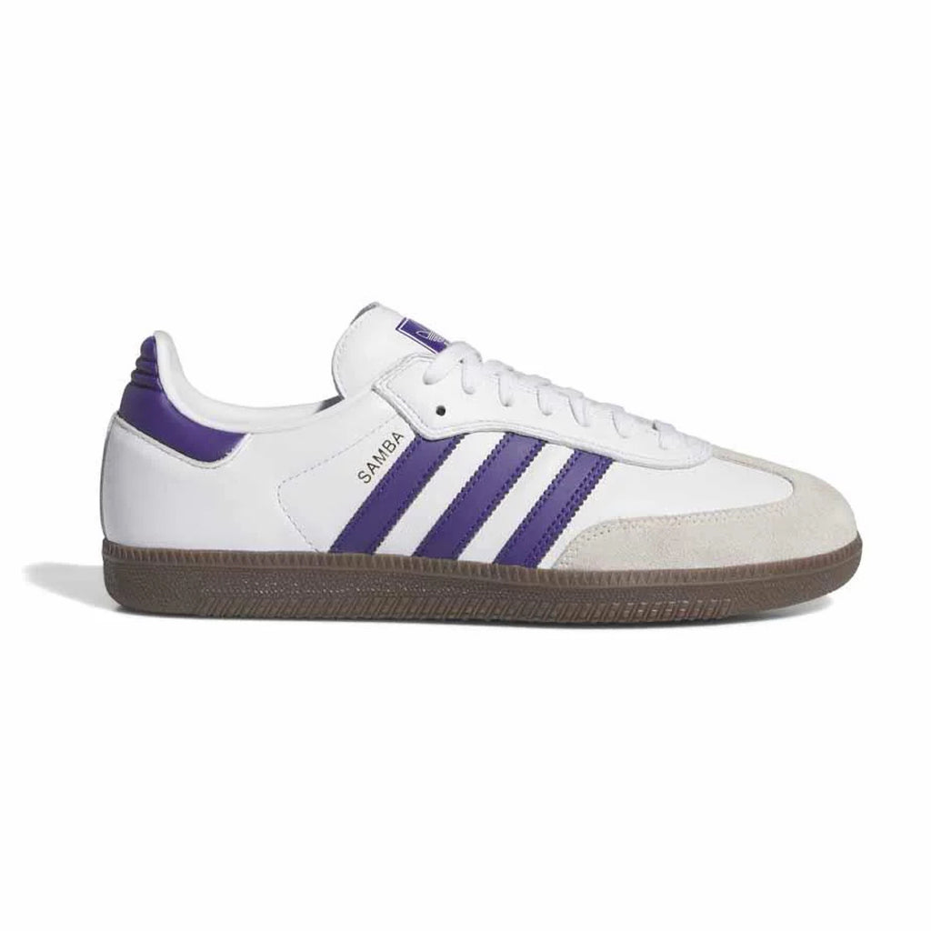 Adidas - Samba ADV - White / Purple / Gold - Decimal.