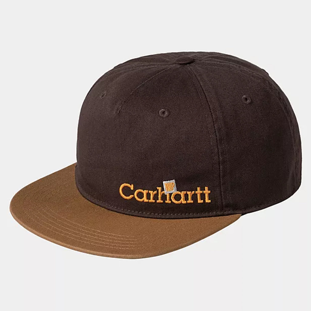 Carhartt WIP - Label Script Coach Cap - Brown - Decimal.