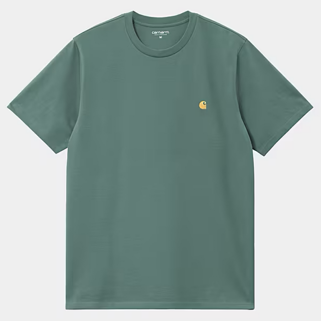 Carhartt WIP - Chase T-Shirt - Silver Pine / Gold