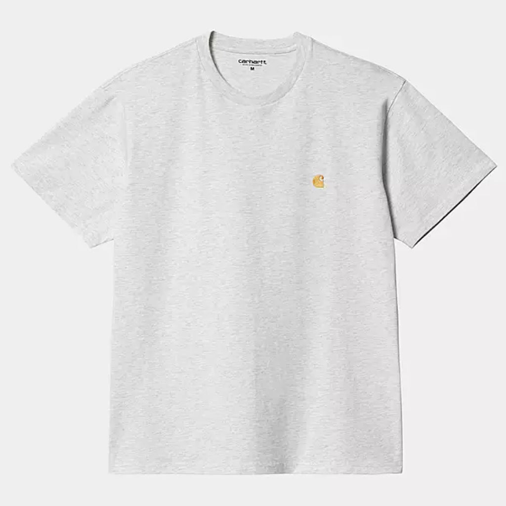 Carhartt WIP - Chase T-Shirt - Ash Heather / Gold