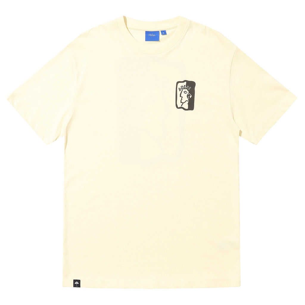 Hélas Caps - Dieu Grec Tee - Pastel Yellow - Decimal.