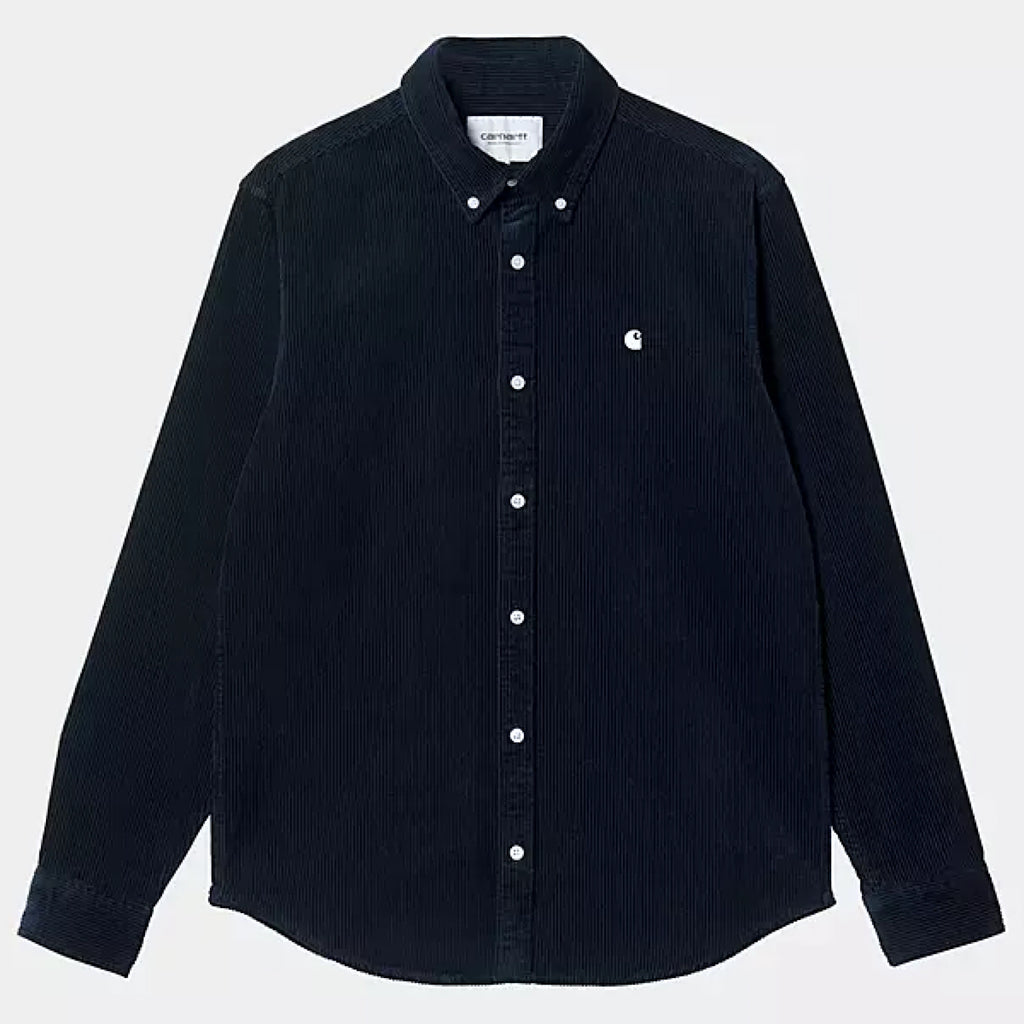 Carhartt WIP - L/S Madison Cord Shirt - Dark Navy / Wax - Decimal.