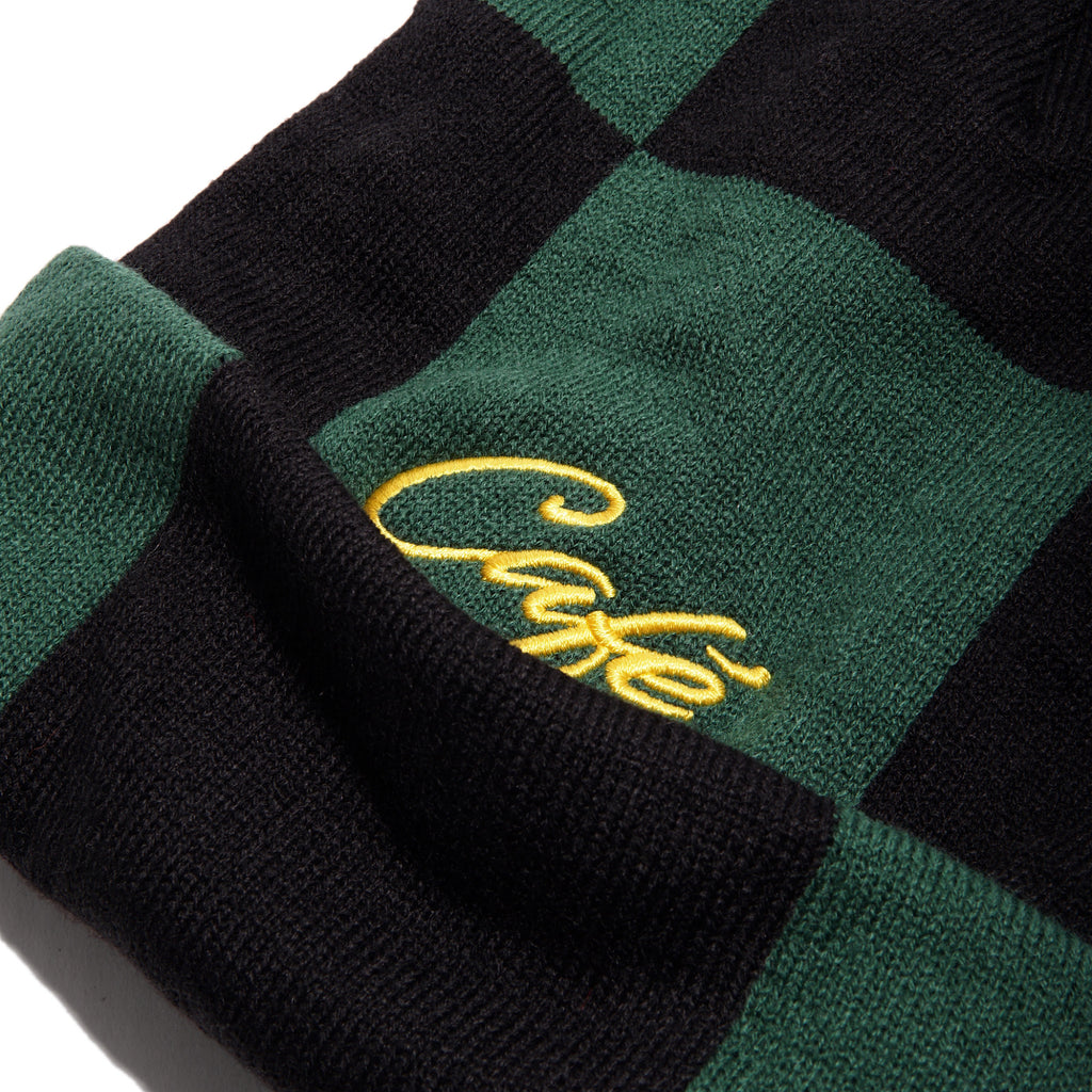 Skateboard Cafe - Check Fold Beaine - Forest Green / Black / Gold - Decimal.