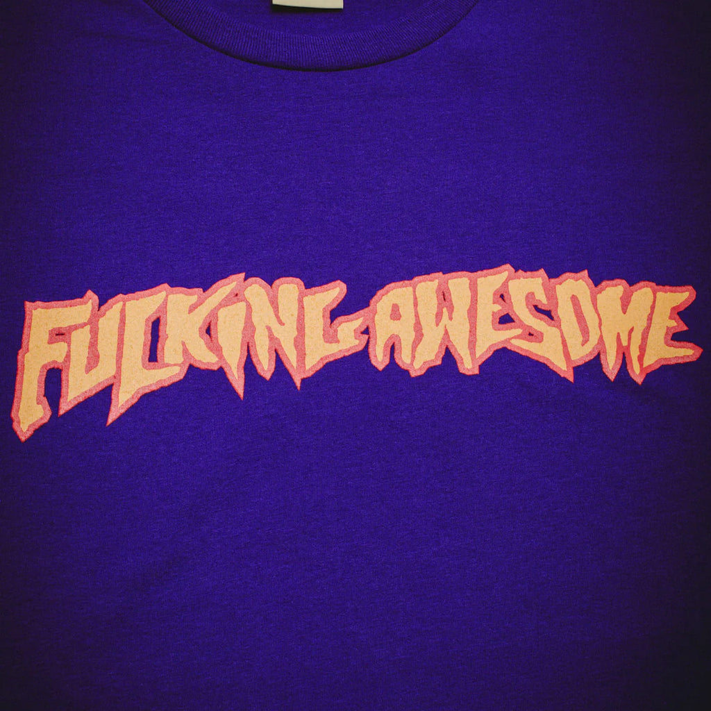 Fucking Awesome - 2025 Stamp Logo Tee - Purple