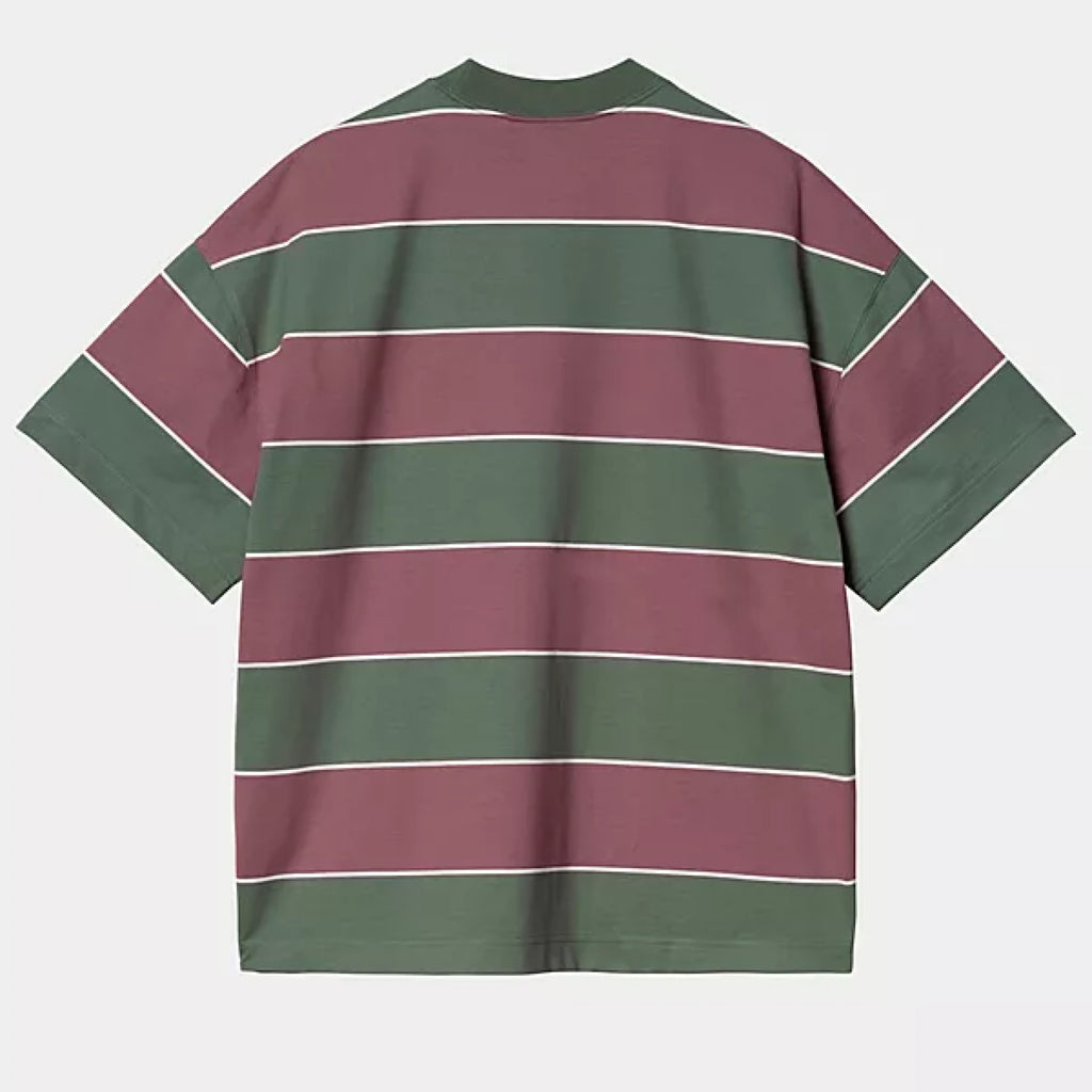 Carhartt WIP - Quinby T-Shirt - Quinby Stripe / Silver pine - Decimal.