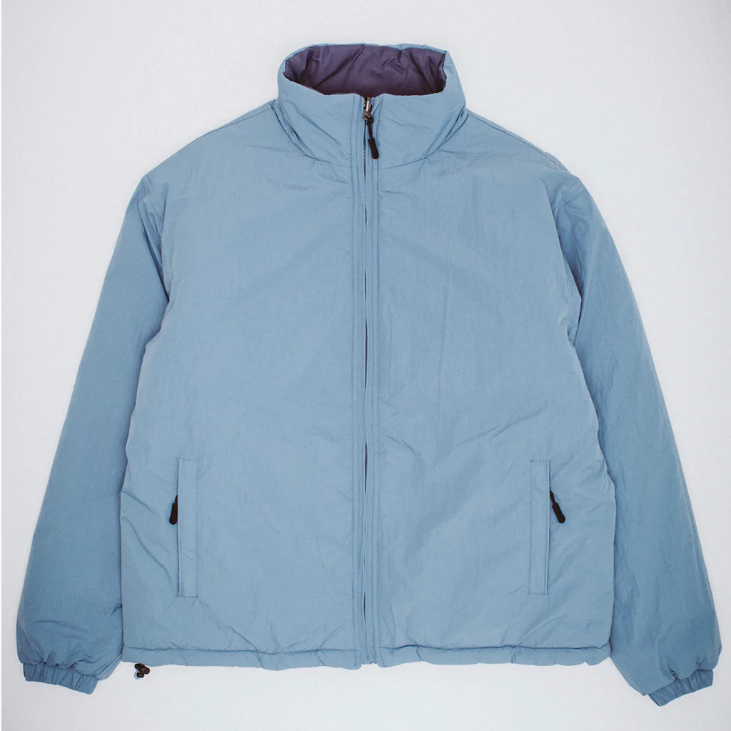 Fucking Awesome - Reverse Puffer Jacket - Blue - Decimal.