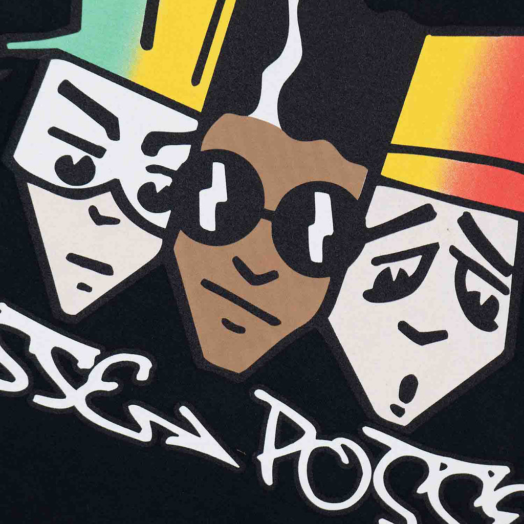 Dosse Posse - 3 Heads T-Shirt - Vintage Black