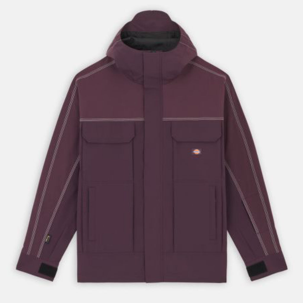 Dickies - Ronan Hooded Jacket - Plum - Decimal.