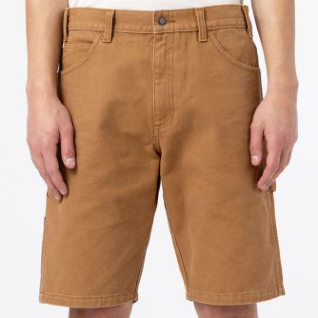 Dickies - Duck Carpenter Short - Stone Washed Brown Duck - Decimal.