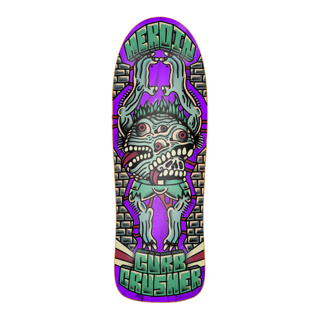 Heroin Skateboards - Curb Crusher x Crawe Deck - 10.25” - Decimal.