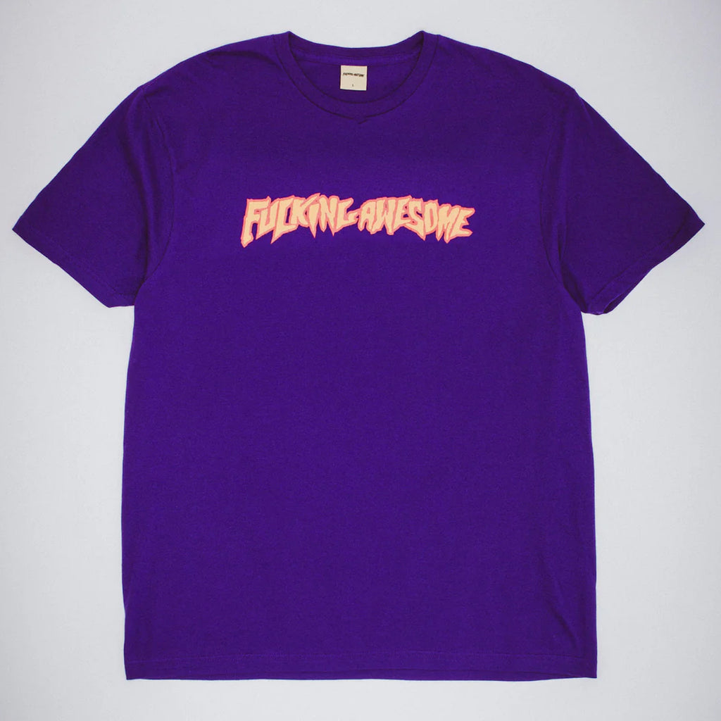 Fucking Awesome - 2025 Stamp Logo Tee - Purple