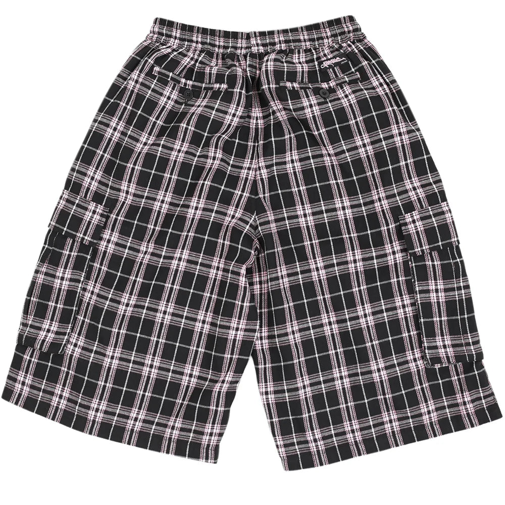 Yardsale - Shoreline Plaid Shorts - Black
